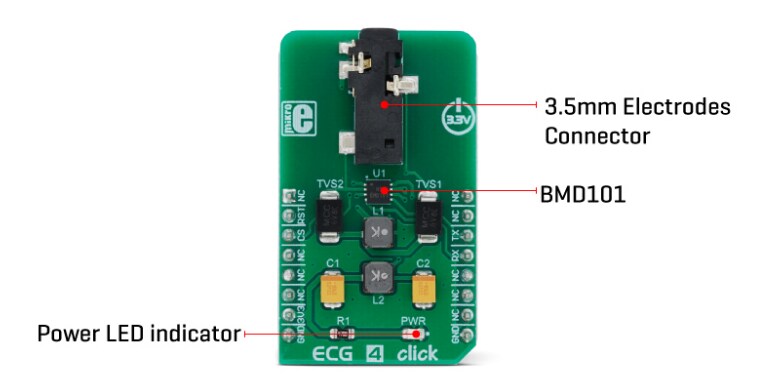 Mikroe MIKROE-3427 ECG 4 Click